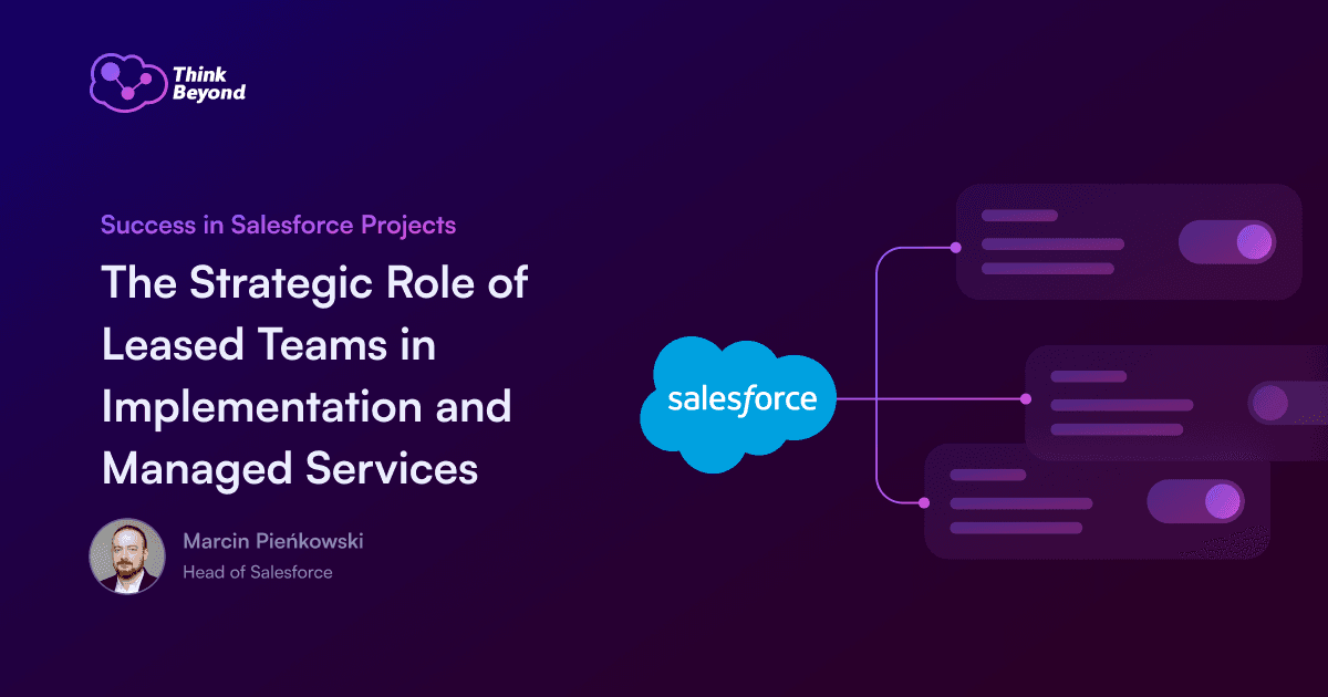 Diagram illustrating the strategic role of led teams in implementing managed services effectively.