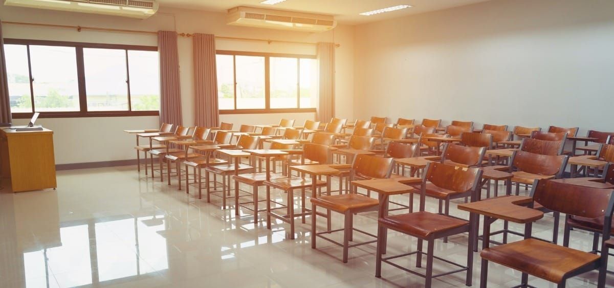 A stock image illustrating modern digital technologies at a university.